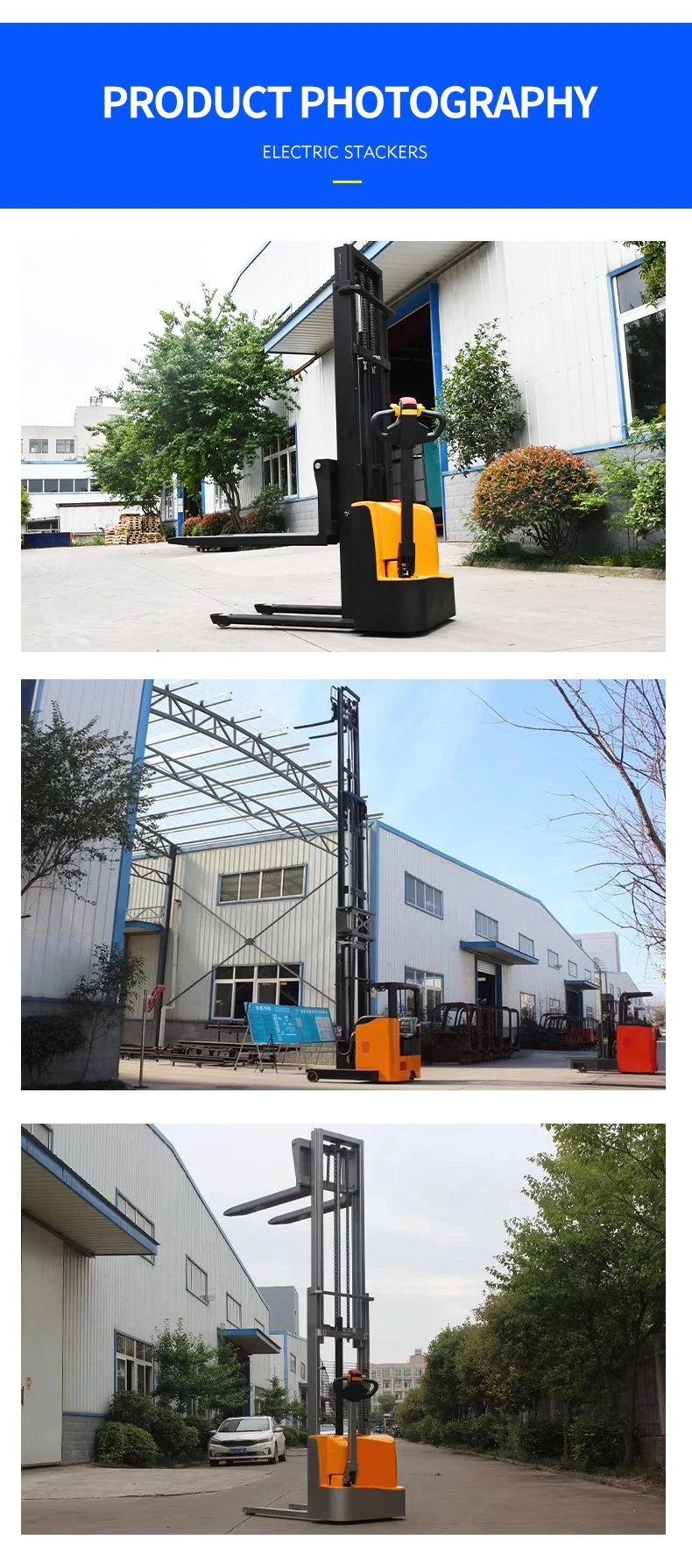 1500kg stacker forklift