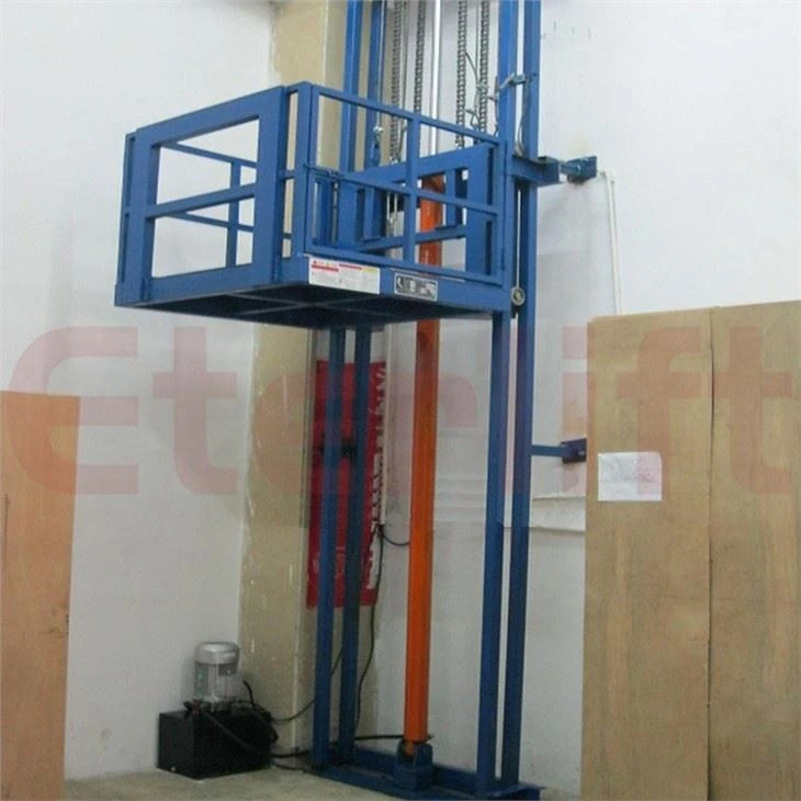 Chain Guide Rail Type Lifting Freight Elevator