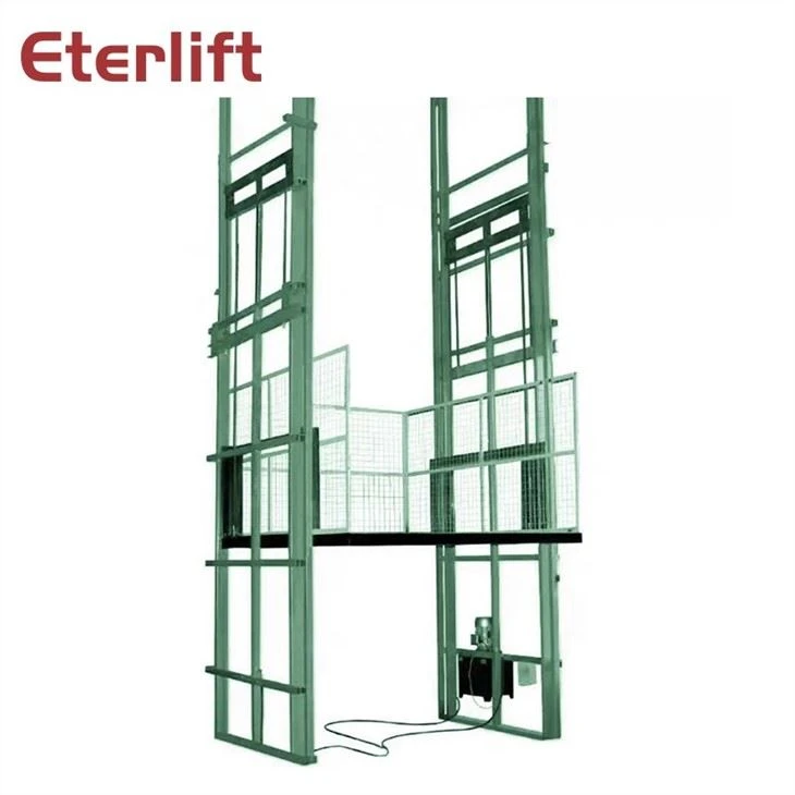 Chain Guide Rail Type Lifting Freight Elevator