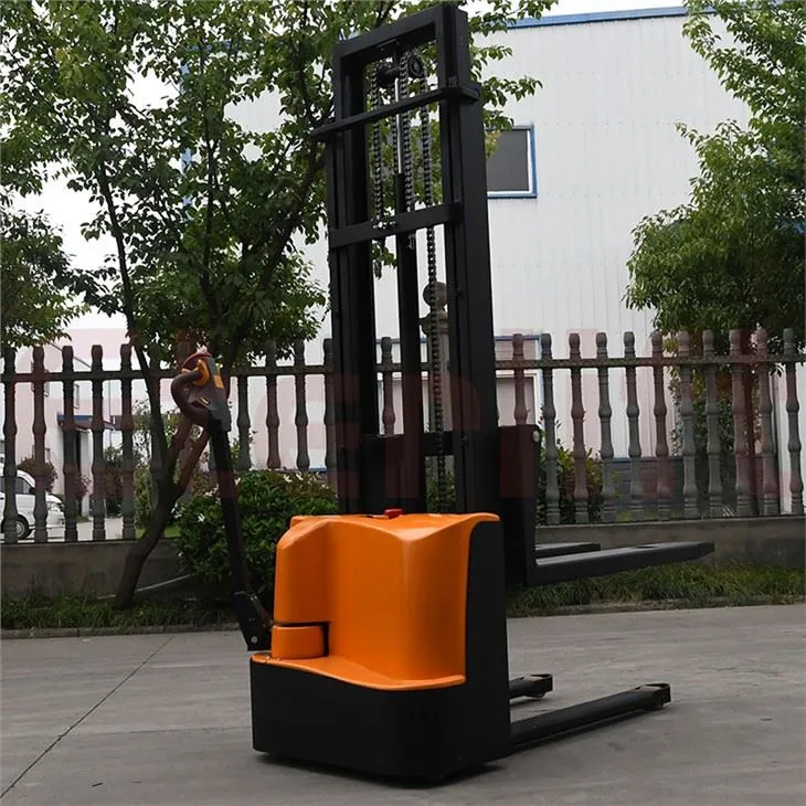 Berjalan Stacker Palet Hidraulik Elektrik
