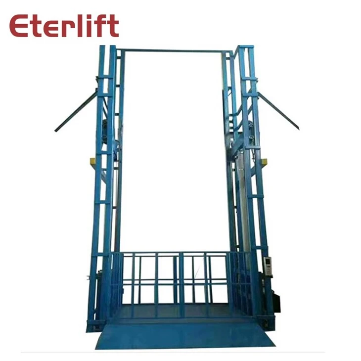 Guide Rail Hydraulic Cargo Lift