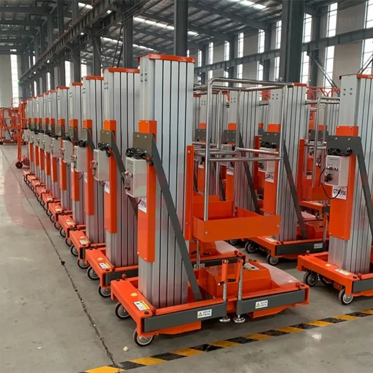 Lif Aloi Aluminium Tiang Tunggal