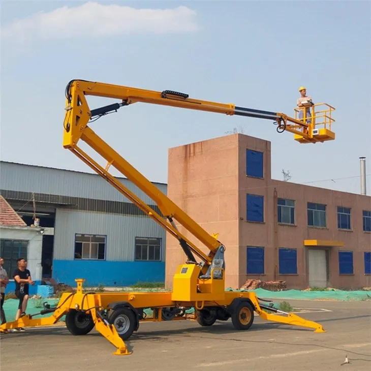 Trailer-mounted Articulated Boom Lift