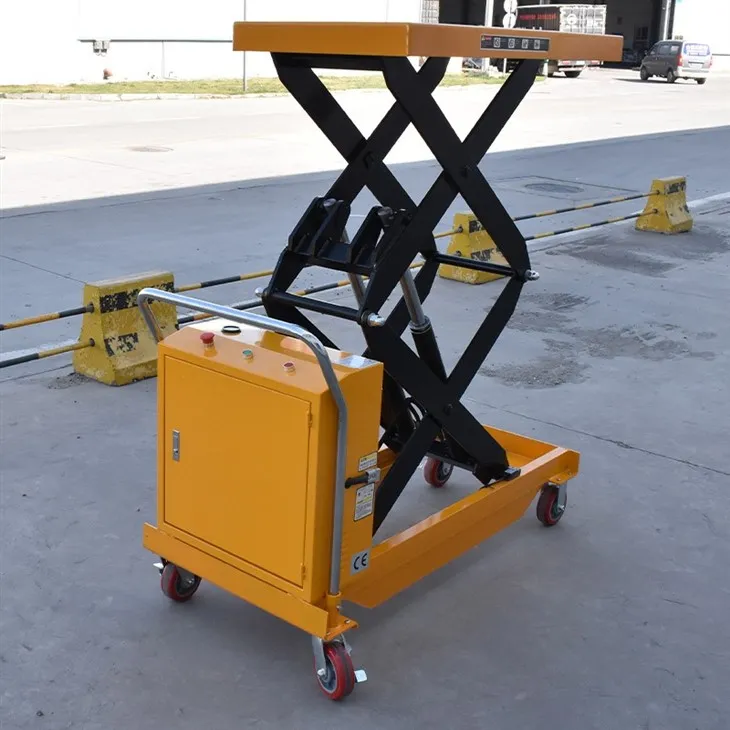 Battery Operated Mobile Lift Tables