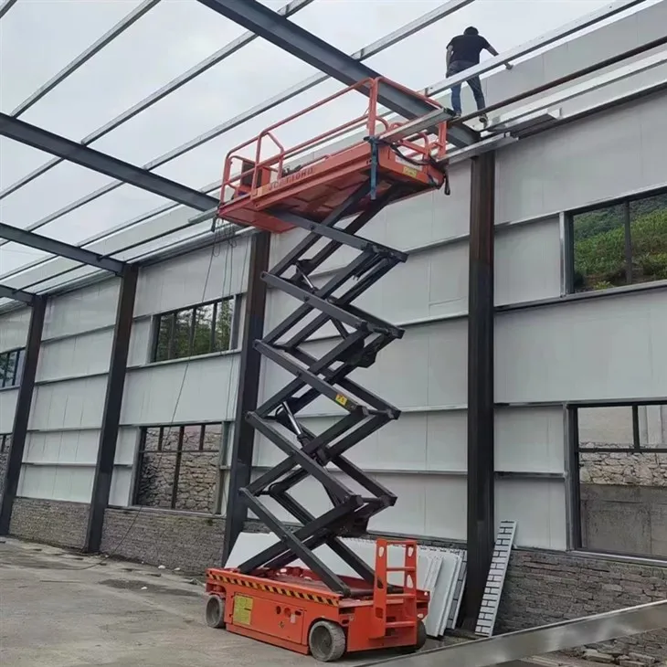 Platform angkat gunting hidraulik