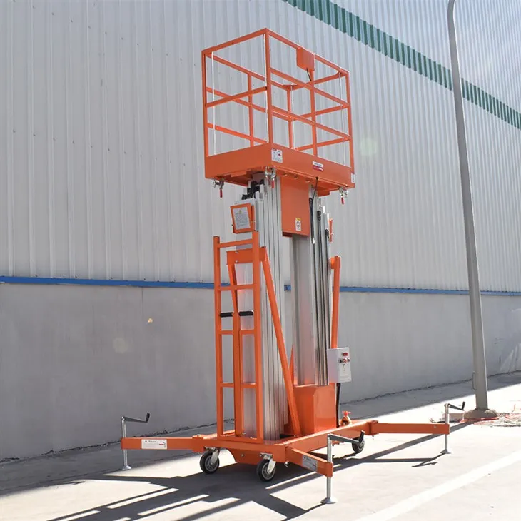 Tolak lif tiang aluminium