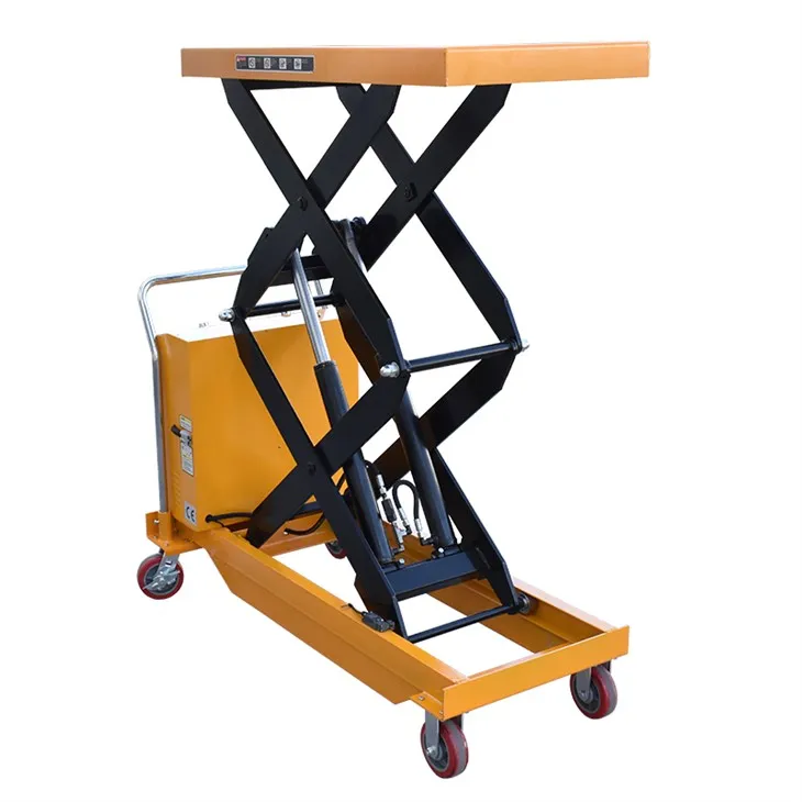 Meja angkat keluli tahan karat